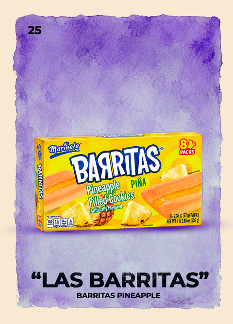 Marinela Barritas Pineapple 8 Pk